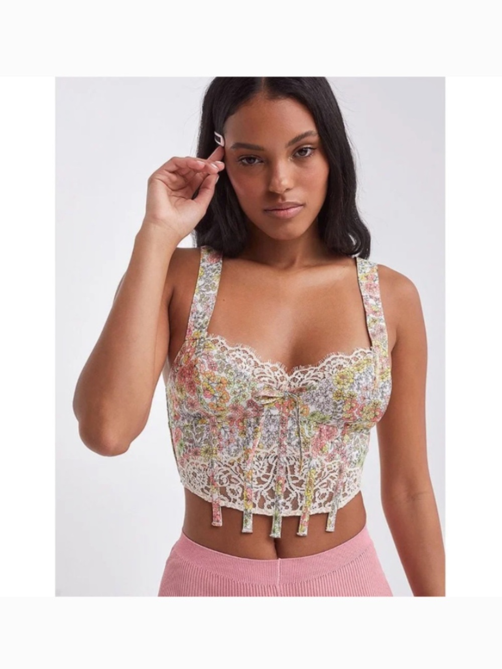 For Love & Lemons - Esme Floral Bustier